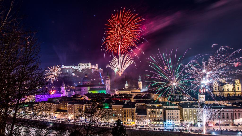 Salzburg Silvester Feuerwerk