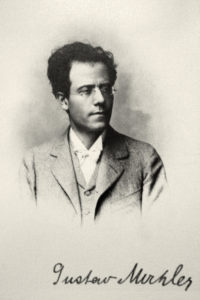 Gustav Mahler / Foto-Portrait mit Signatur © Österreich Werbung, Fotograf: Diejun